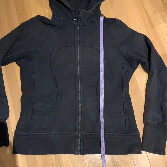 Lululemon Black Scuba Full Zip Hoodie - Size 12 - Picture 16 of 16